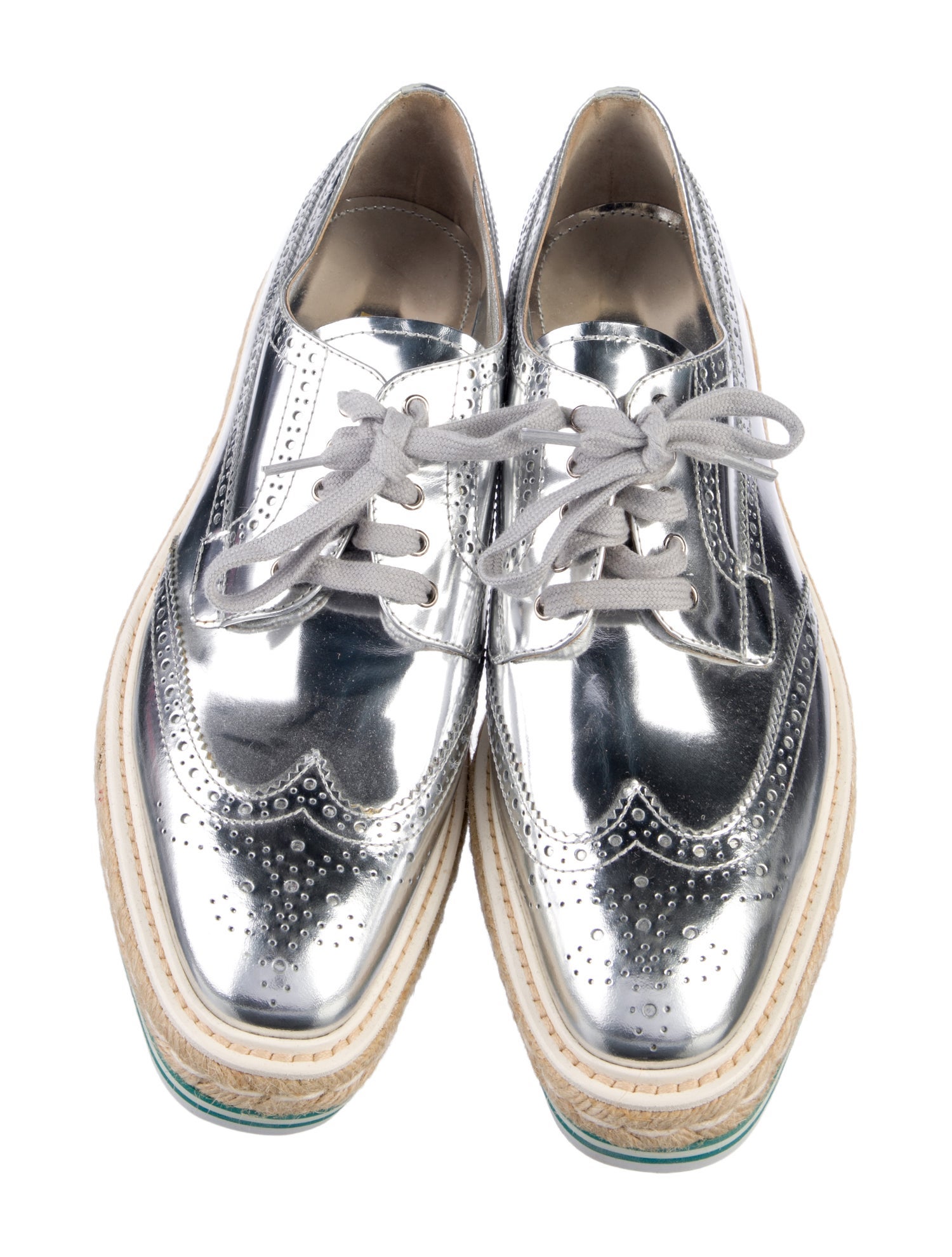 Prada Leather Oxfords